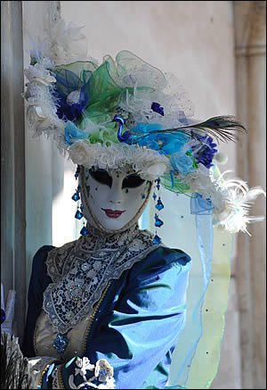 Un costume du carnaval de Venise